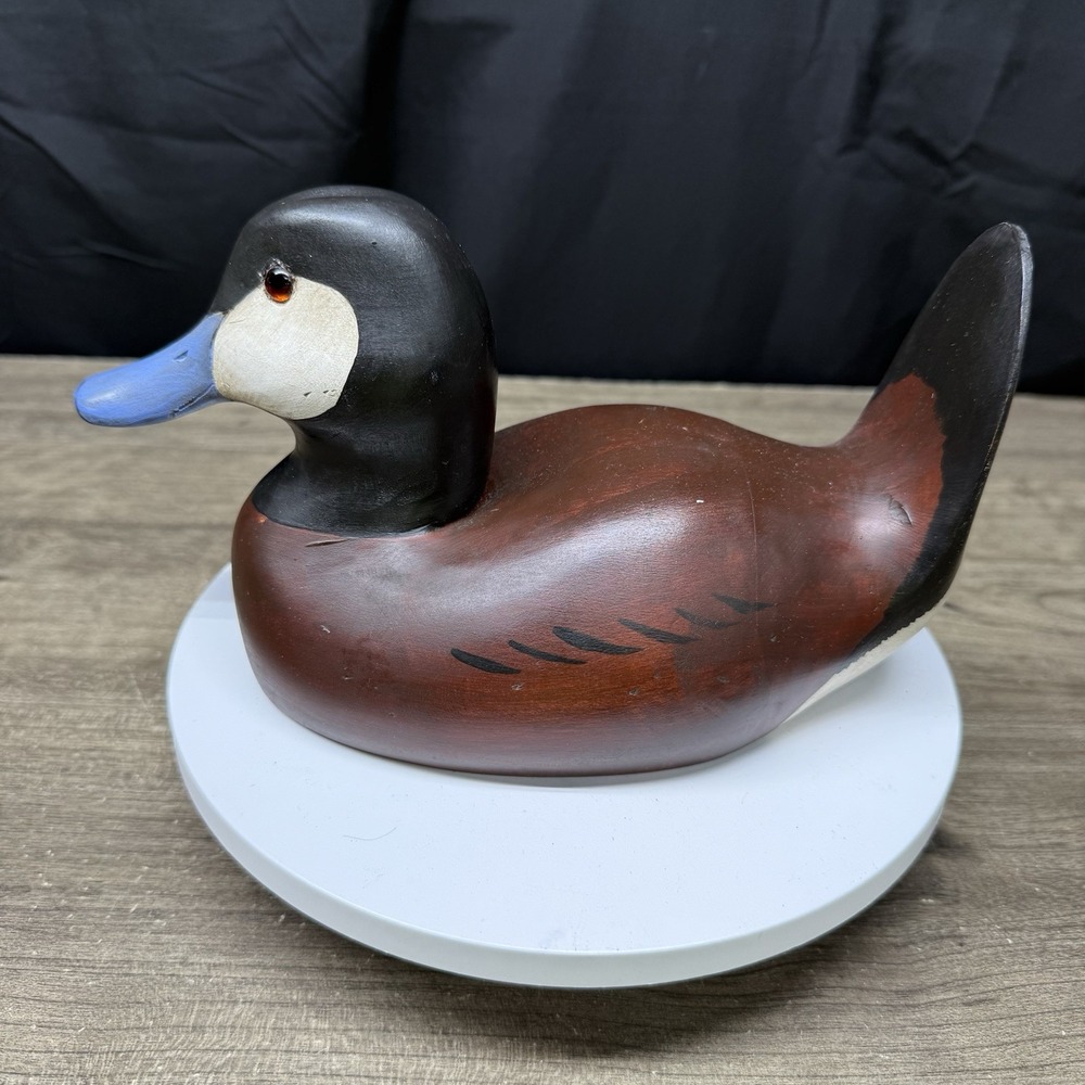 Vintage βRUDDY DUCKβ Duxbury Decoys J.P. Selmants hand carved Glenn Bryant 1992